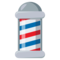 Barber Pole emoji on Emojione